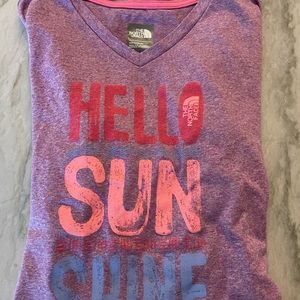 Girls 14-16 long sleeve running t-shirt.